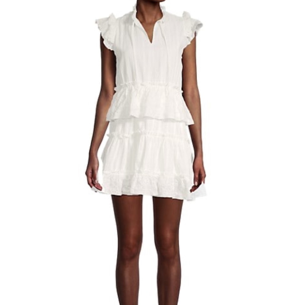 Eyelet Ruffle Dress